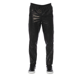 Trussardi Black Lamb Leather Pant