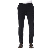 Trussardi Black Virgin Wool Pant