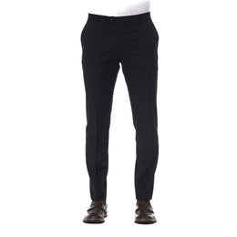 Trussardi Black Virgin Wool Pant