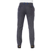 Trussardi Black Cotton Men Pant