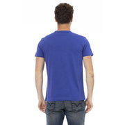 Trussardi Action Blue Cotton Men's T-Shirt