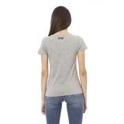 Trussardi Action Gray Cotton T-Shirt