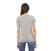 Trussardi Action Gray Cotton T-Shirt