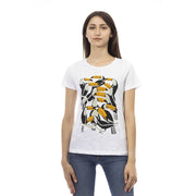 Trussardi Action White Cotton T-Shirt