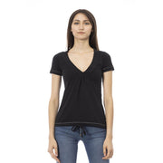Trussardi Action Black Cotton T-Shirt