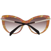 Emilio Pucci Brown Plastic Sunglasses