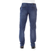 Trussardi Jeans Blue Cotton Jeans Denim
