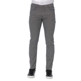 Trussardi Jeans Gray Cotton Pant