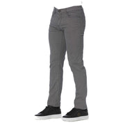 Trussardi Jeans Gray Cotton Men's Pants