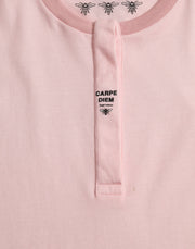 Dolce & Gabbana Pink Floral Print Cotton Short Sleeves T-shirt