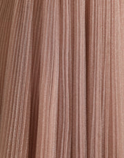 Dolce & Gabbana Light Lilac Pleated Lame Tulle One Shoulder Dress