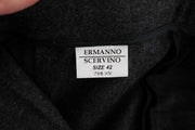 Ermanno Scervino Gray Virgin Wool Skinny Casual Pants