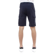 People Of Shibuya Blue Polyamide Stretch Men's Bermuda Short