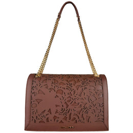 Baldinini Trend Brown Calfskin Shoulder Bag