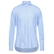 Aquascutum Azzurro Cotton Men Shirt