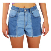 Comme Des Fuckdown Blue Cotton Women's Denim Short