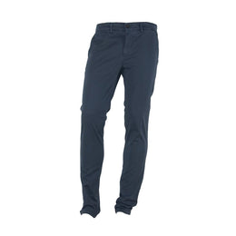 Made in Italy Blue Cotton Pant