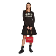Love Moschino Black Cotton Dress