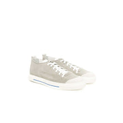 Cerruti 1881 Gray Cowhide Men Sneaker
