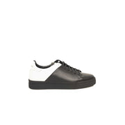 Cerruti 1881 Black And White Cowhide Sneaker
