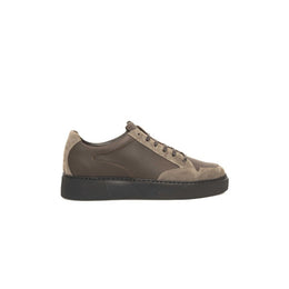 Cerruti 1881 Taupe Cow Leather Sneakers