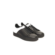 Cerruti 1881 Black And White Cowhide Sneaker