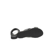 Cerruti 1881 Gray Lambskin Women Sandal