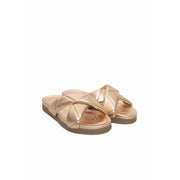 Cerruti 1881 Beige Lambskin Sandal