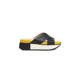 Cerruti 1881 Black Calfskin Sandal