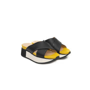 Cerruti 1881 Black Calfskin Sandal