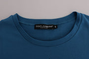 Dolce & Gabbana Blue Cotton 2017 Motive T-Shirt