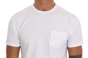 Daniele Alessandrini White Cotton Crewneck T-Shirt