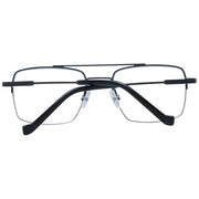 Hackett Black Stainless Steel Glasses (Frames)