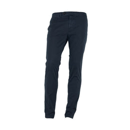 Made in Italy Blue Cotton Pant