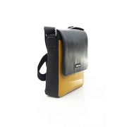 Cerruti 1881 Yellow Leather Crossbody Bag