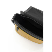 Cerruti 1881 Yellow Leather Crossbody Bag