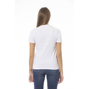 Baldinini Trend White Cotton T-Shirt