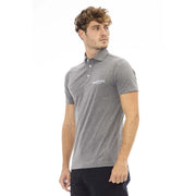 Baldinini Trend Gray Cotton Polo Shirt