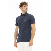 Baldinini Trend Blue Cotton Polo Shirt