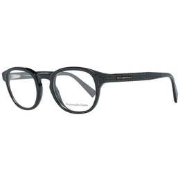 Ermenegildo Zegna Black Plastic Glasses (Frames)