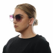 Police Burgundy Metal & Plastic Sunglasses