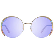 Swarovski Gold Metal Sunglasses