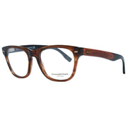 Ermenegildo Zegna Brown Plastic Glasses (Frames)