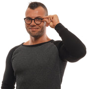 Ermenegildo Zegna Black Plastic Glasses (Frames)