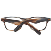 Ermenegildo Zegna Brown Plastic Glasses (Frames)