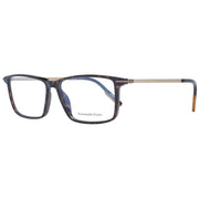 Ermenegildo Zegna Brown Plastic Glasses (Frames)