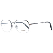 Ermenegildo Zegna Gray Metal Glasses (Frames)