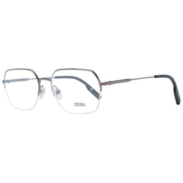 Ermenegildo Zegna Gray Metal Glasses (Frames)