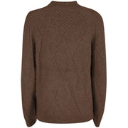 Yes Zee Brown Marabou Sweater