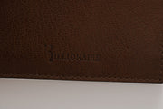 Billionaire Italian Couture Brown Leather Cardholder Wallet